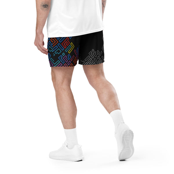 Men's Premium Mesh Shorts Color Blocks