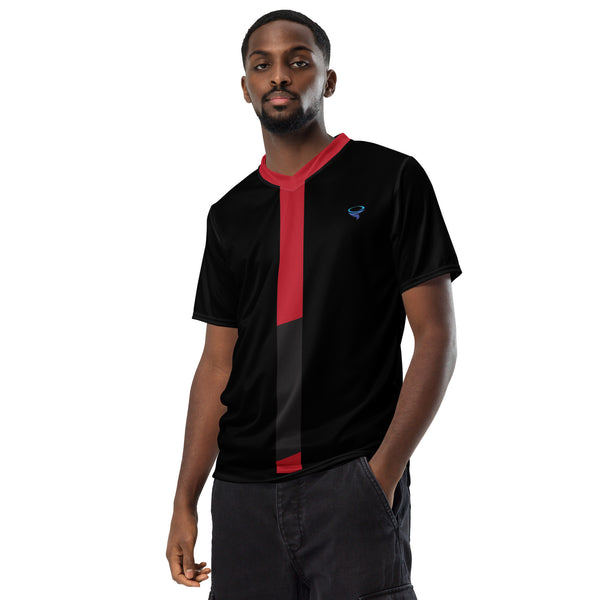 Men's Recycled Sports Jersey (Red Tempest)