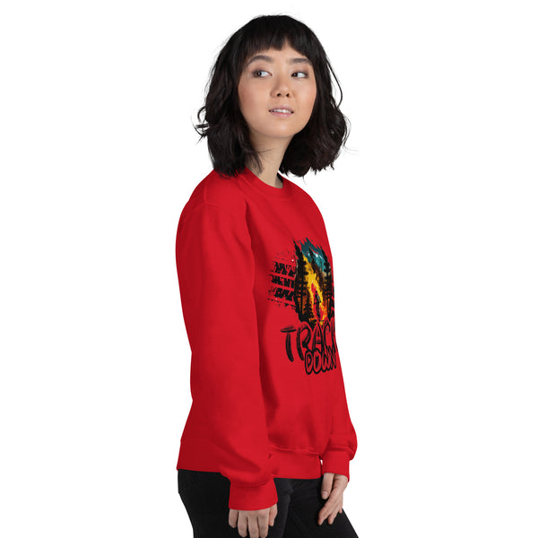 Women's Premium Crew Neck Sweatshirt (Track Down)