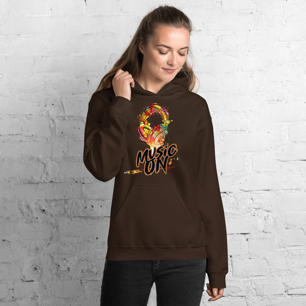 Women's Premium Hoodie (Music On)