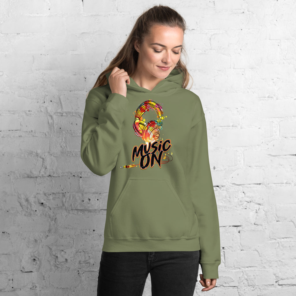 Women's Premium Hoodie (Music On)