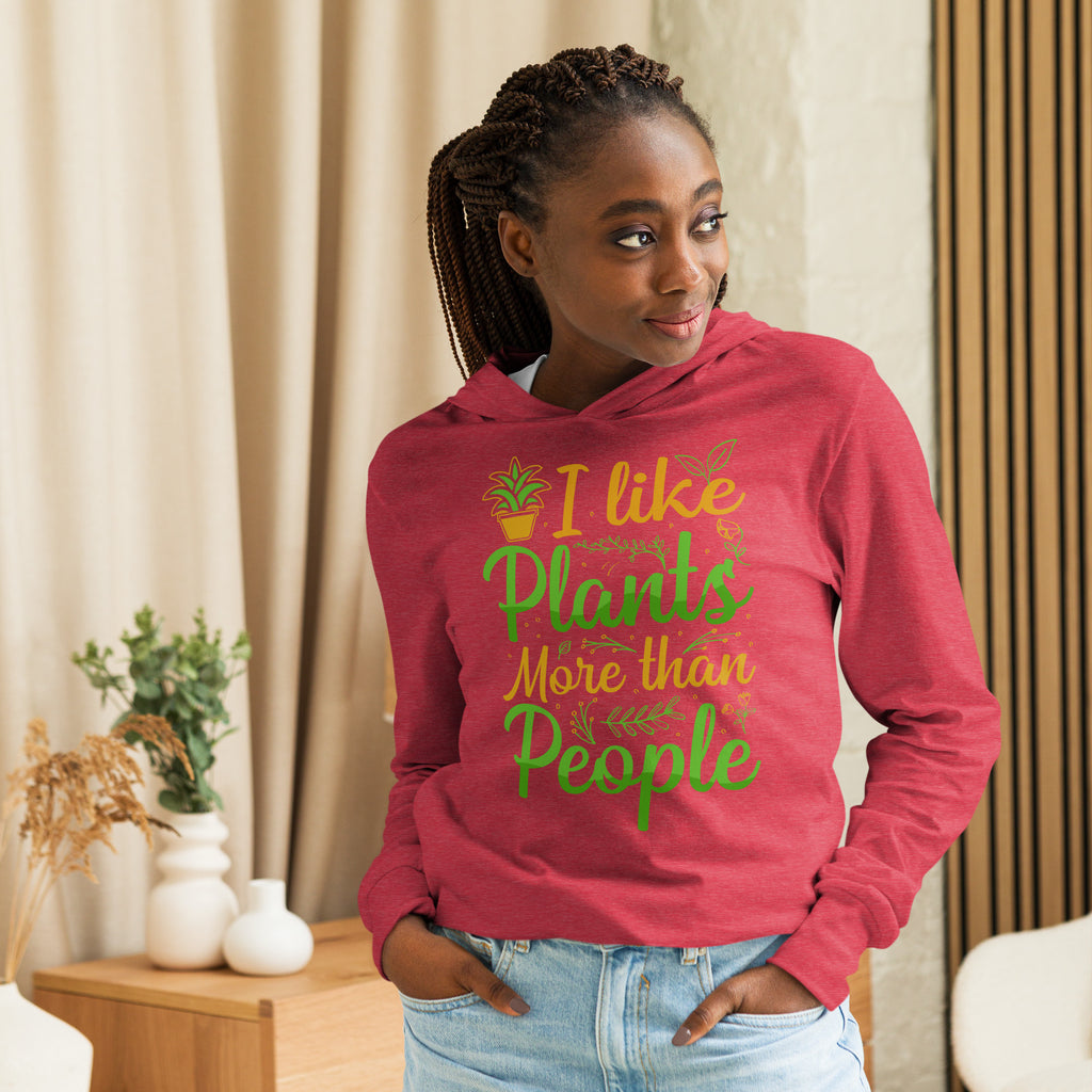 Women's Plant Lover Hooded long-sleeve T-Shirt