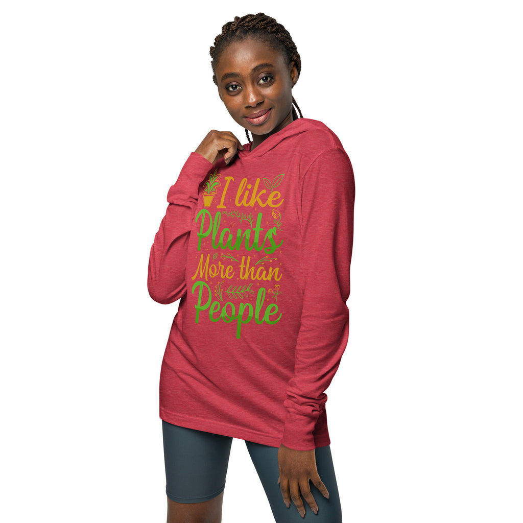 Women's Plant Lover Hooded long-sleeve T-Shirt