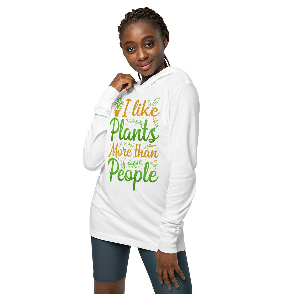 Women's Plant Lover Hooded long-sleeve T-Shirt